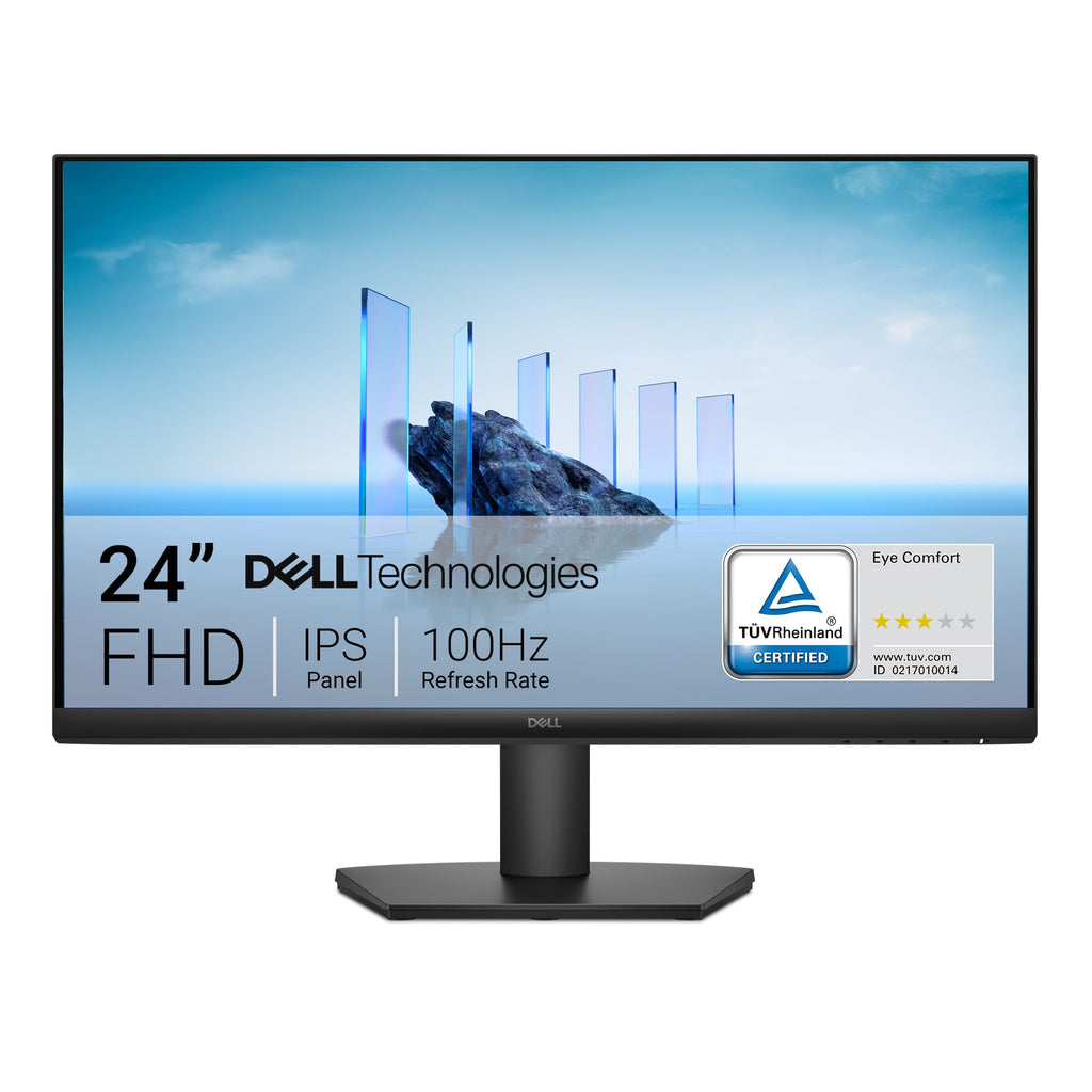Dell 24 Monitor - SE2426H - 23.8-inch FHD (1920x1080) 144Hz 1ms Display, in-Plane Switching (IPS) Technology, AMD FreeSync™, TÜV 3-Star 2X HDMI, Tilt